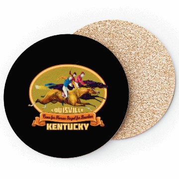 Discover Louisville Kentucky Horse Racing Bourbon Derby Coasters
