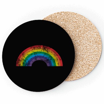 Discover Rainbow 70'S 80'S Style Coasters