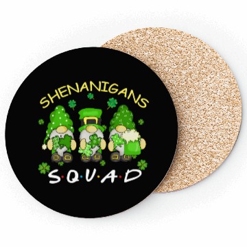 Discover St Patrick'S Day Shenanigans Squad Three Gnomes Coasters