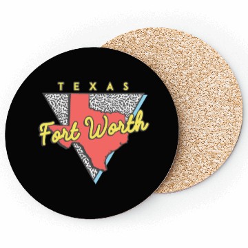 Discover Fort Worth Texas Triangle Tx City Coasters