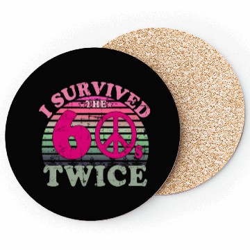 Discover I Survived The Sixties 60S Twice Coasters