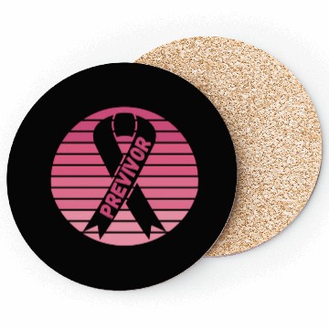 Discover Previvor Breast Cancer Awareness Coasters