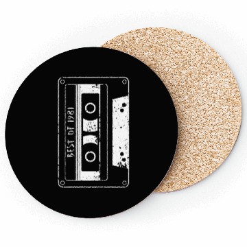 Discover 80S Best Of 1981 Cassette Coasters