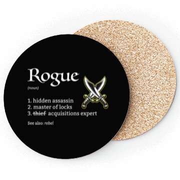 Discover Rogue Class Definition Dungeons And Rpg Dragons Coasters