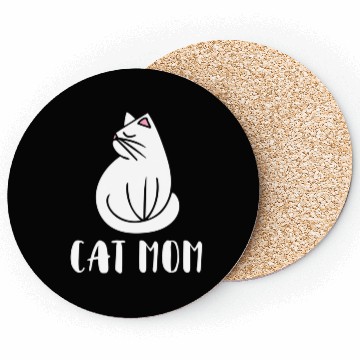 Discover Cat Mom Kitty Cats Moms Crazy Cat Lady Coasters
