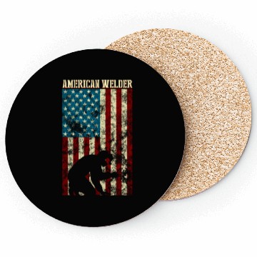 Discover Welding Patriotic Distressed Usa American Flag Coasters
