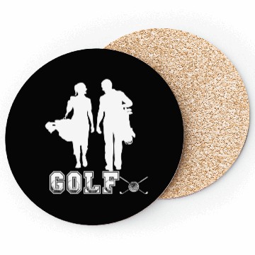 Discover golf couple design for Coasters