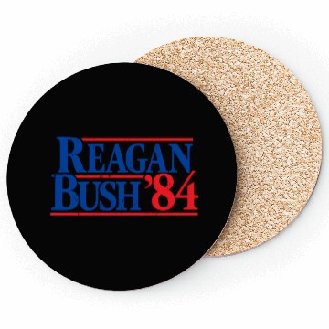 Discover Reagan Bush '84 Republican Coasters