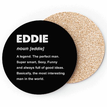 Discover Eddie Name Coasters
