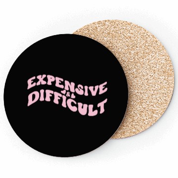 Discover Expensive And Difficult Bougie Bougee Preppy Coasters