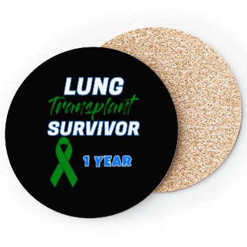 Discover Lung Transplant First Anniversary One Year Coasters