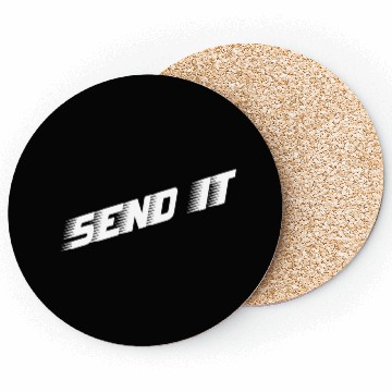 Discover Dirt Bike Send It Motocross Coasters