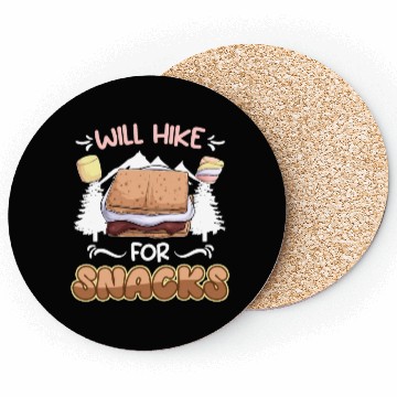 Discover Wanderlust Climber funny Mountain Hiking Snack Coasters