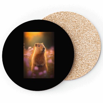 Discover Capybara In Nature Coasters