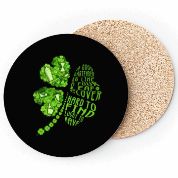 Discover A Bartender Is Like A Four Leaf Clover Patrick'S Coasters