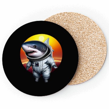 Discover Shark astronaut at sunset Coasters