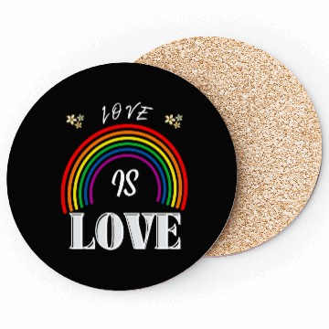 Discover Love Is Love Coasters