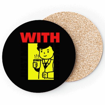 Discover just me with my coffee , classic coffee , mug Coasters