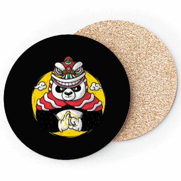 Discover Lion Dance Panda Coasters