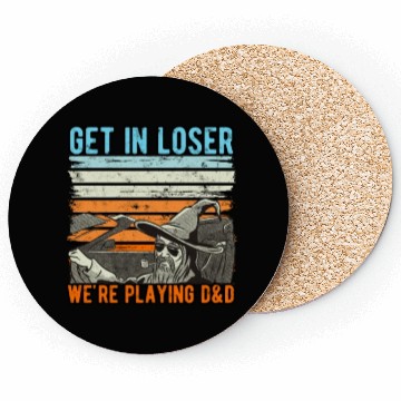 Discover Vintage Retro Old Man Get In Loser We're Playing Coasters