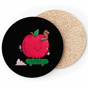 Discover Apple Skater Coasters