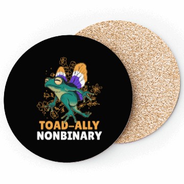 Discover Toad-Ally Nonbinary Coasters
