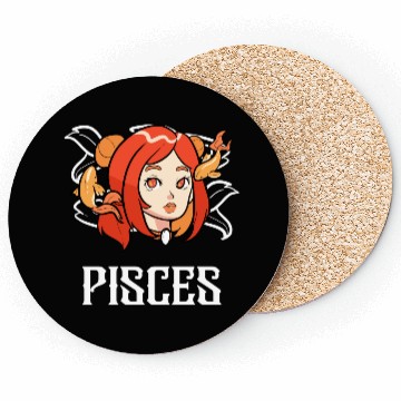 Discover Pisces Horoscope Astrology Tarot Card Star Sign Coasters