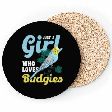 Discover Bird Lover Bird Budgie Coasters