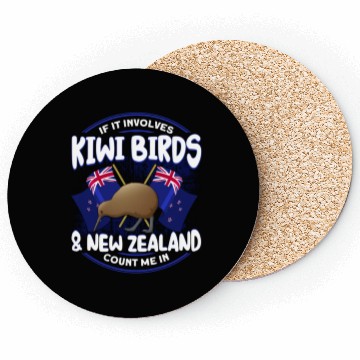 Discover Bird Lover Endangered Species Kiwi Bird Coasters