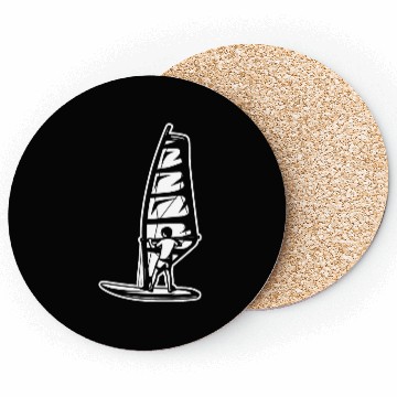 Discover Windsurfer Boy Coasters