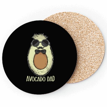 Discover Avocado Dad Avocado Gift Men Avocado Coasters