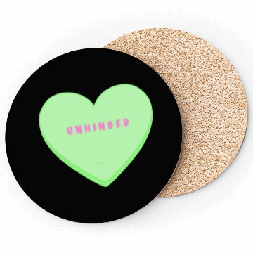 Discover unhinged conversation heart Coasters