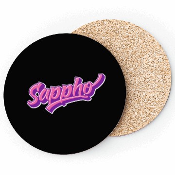 Discover Sappho Greek Poet Symbol Of Lesbian Love Coasters
