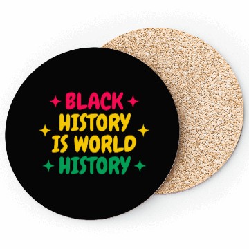 Discover Black History Is World History Coasters