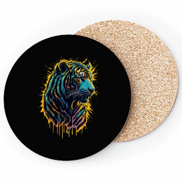 Discover Tiger Neon Coasters