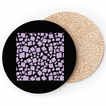 Discover Purple Geometry Pattern Coasters