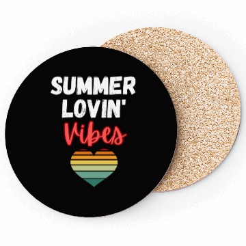 Discover Summer Lovin' Vibes Design Coasters