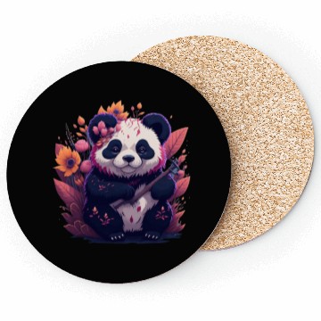 Discover kawaii design cute panda Coasters
