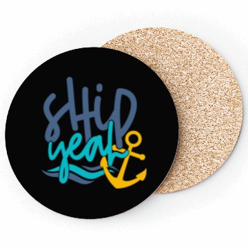Discover Ship Yeah, Fun Coasters, Gifts for Mom, Dad
