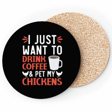 Discover Chicken Farmer Chicken Whisperer Farm Animal Coasters