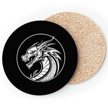 Discover Dragon Mythical Fantasy Serpent Coasters