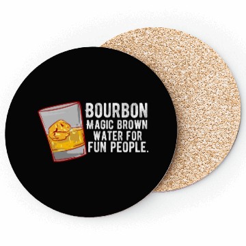 Discover Bourbon - Magic Brown Water Coasters
