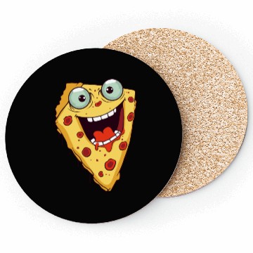 Discover Pizza Art Coasters