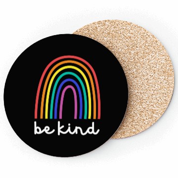 Discover Be Kind Rainbow - Happy Kindness Coasters