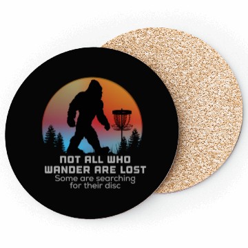 Discover Bigfoot Disc Golf Sasquatch Chain Tosser Big Disc Coasters