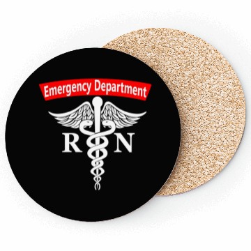 Discover Emergency Department Nursing Er Registered Nurse Coasters