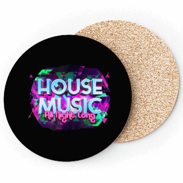 Discover House Music All Night Long Rave Edm Deep Techno Coasters