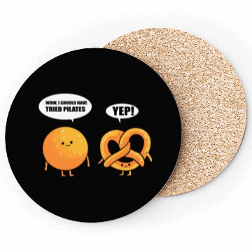 Discover Funny Pilates Gym Coach Coasters