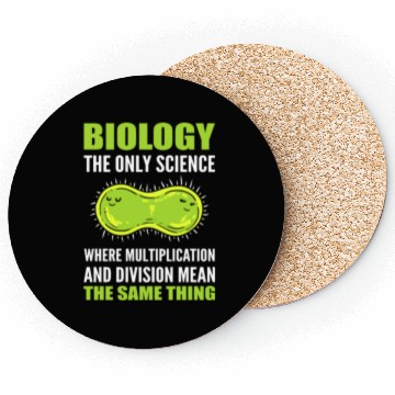 Discover Funny Science Biology Research Scientist Coasters