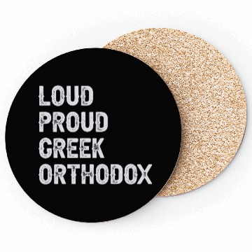 Discover Loud Proud Greek Orthodox Coasters